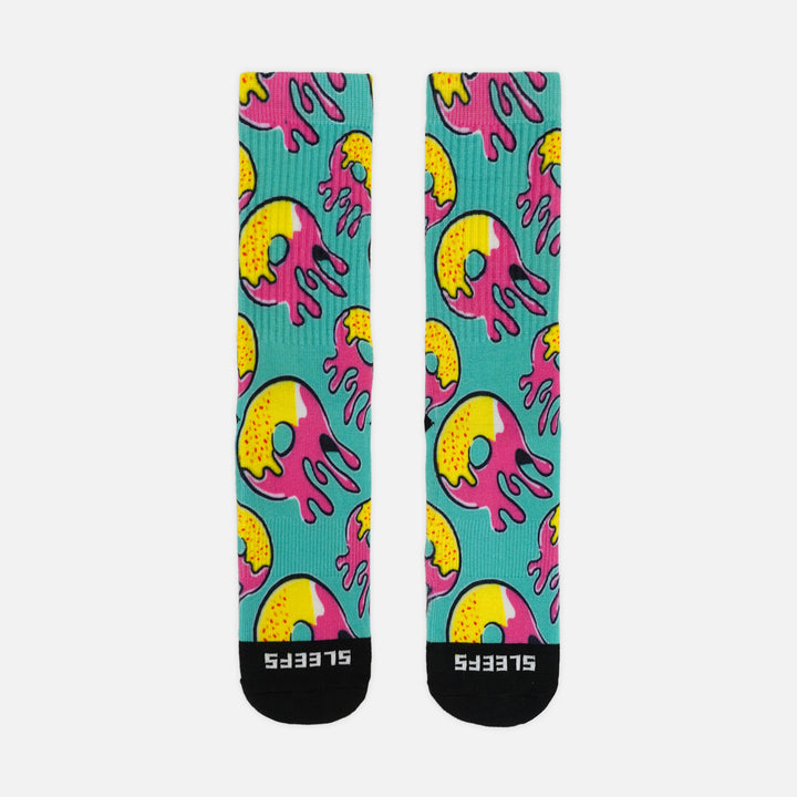 Meltdown Donuts Crew Socks