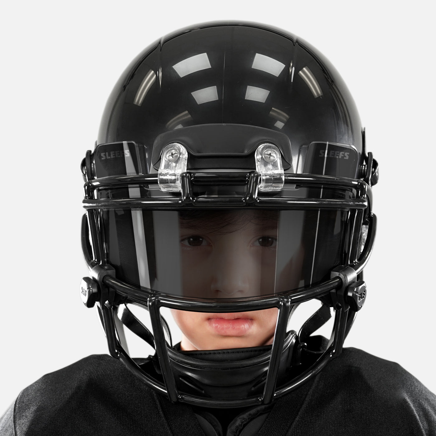 Mid Black Helmet Eye-Shield Color Tinted Visor for Kids