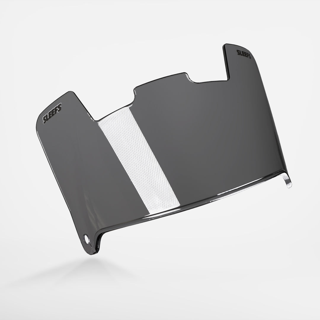 Clear + Black Helmet Eye-Shield Visor Bundle