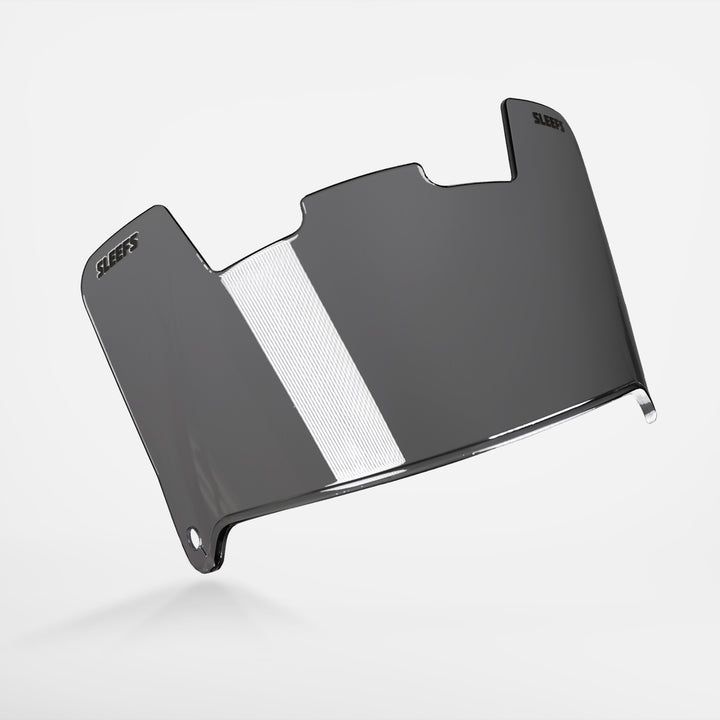 Clear + Black Helmet Eye-Shield Visor Bundle