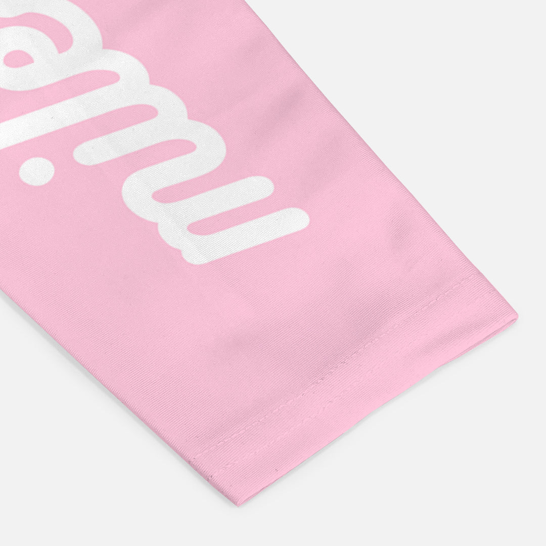 Miles Club Pink Running Sleeves - Pair