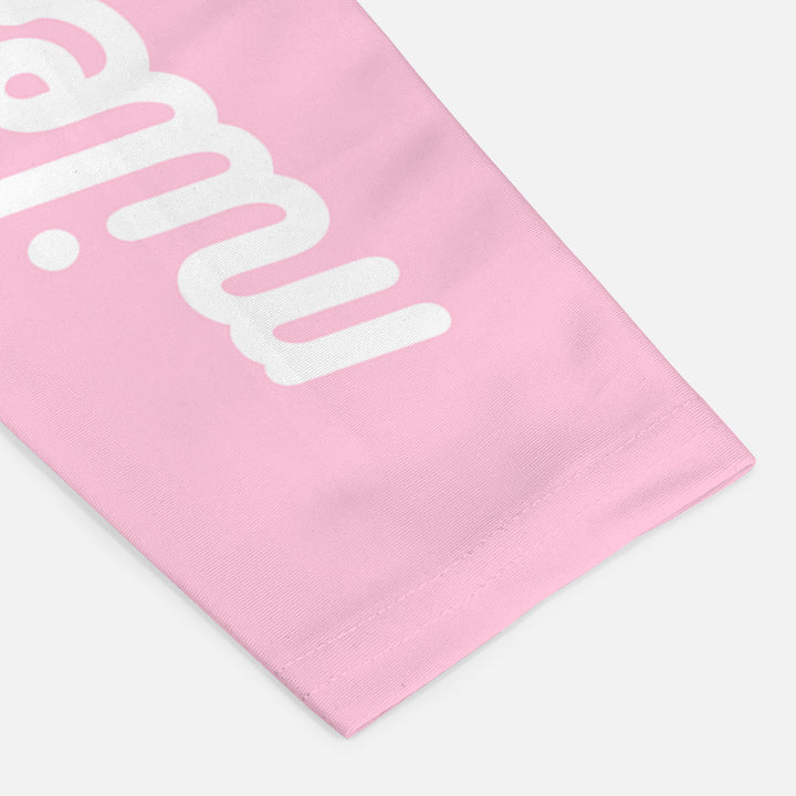 Miles Club Pink Running Sleeves - Pair