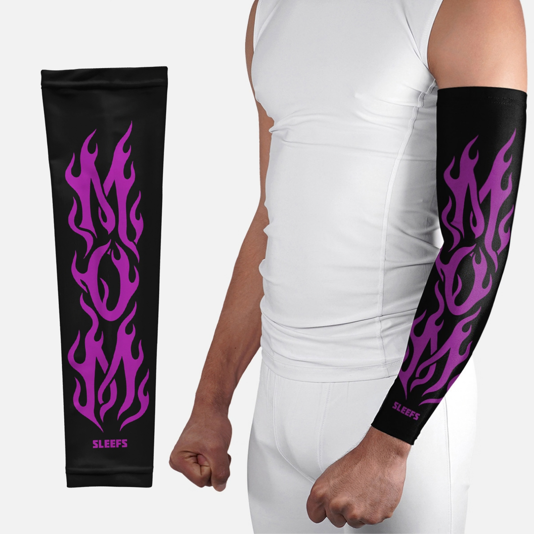 Mom Hot Rod Flame Arm Sleeve