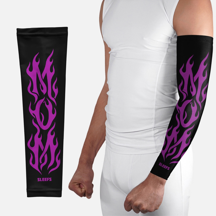 Mom Hot Rod Flame Arm Sleeve