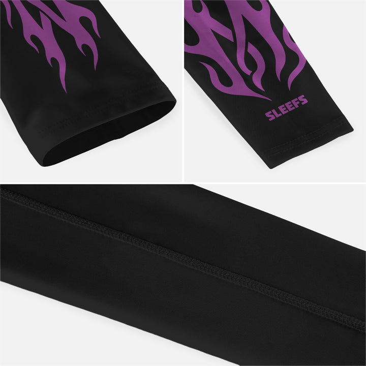Mom Hot Rod Flame Kids Arm Sleeve