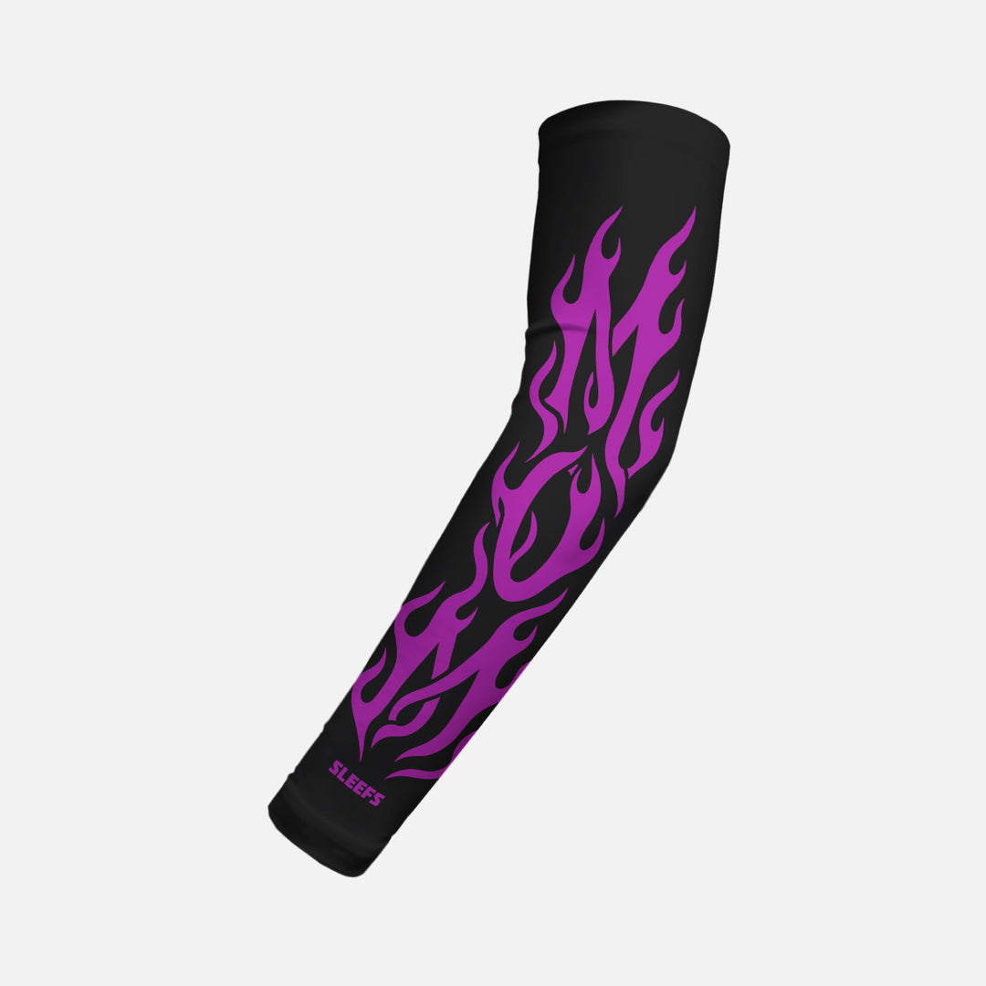 Mom Hot Rod Flame Kids Arm Sleeve