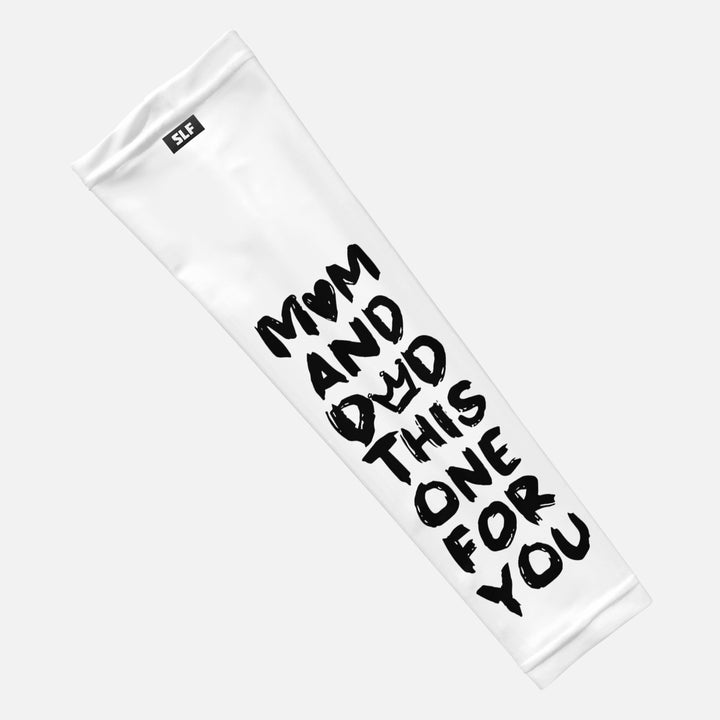Mom and Dad White Arm Sleeve