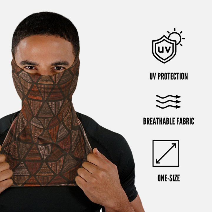 Mombasa Brown Neck Gaiter