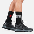 Momma Black Crew Socks