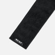 Basic Black Thin Football Towel with Logo