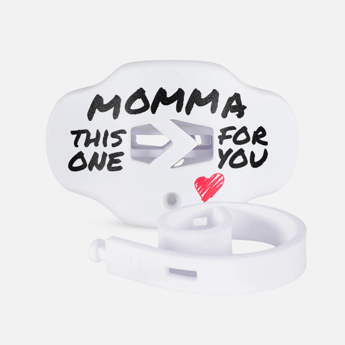 Momma White Football Mouthguard