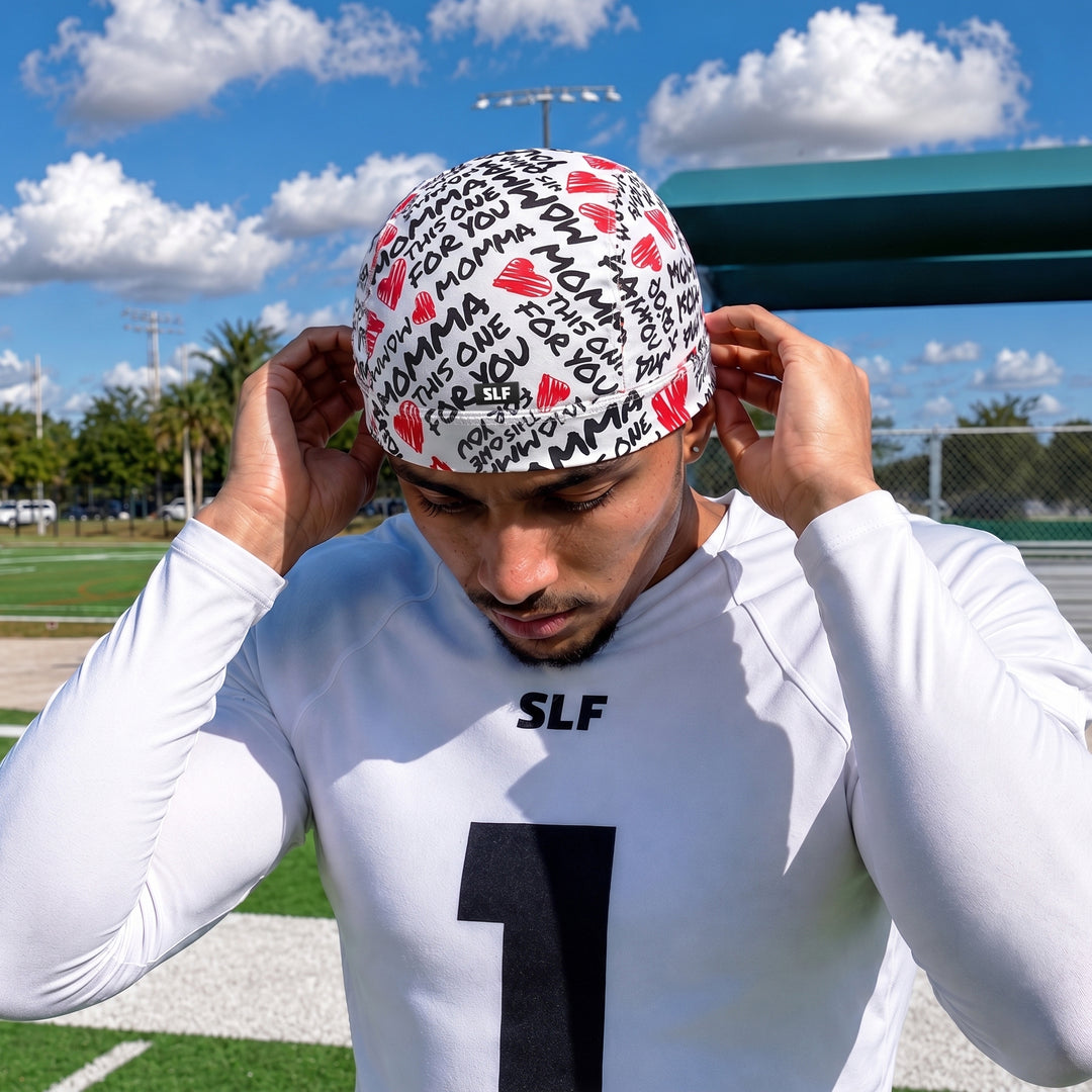 Momma Pattern Skull Cap