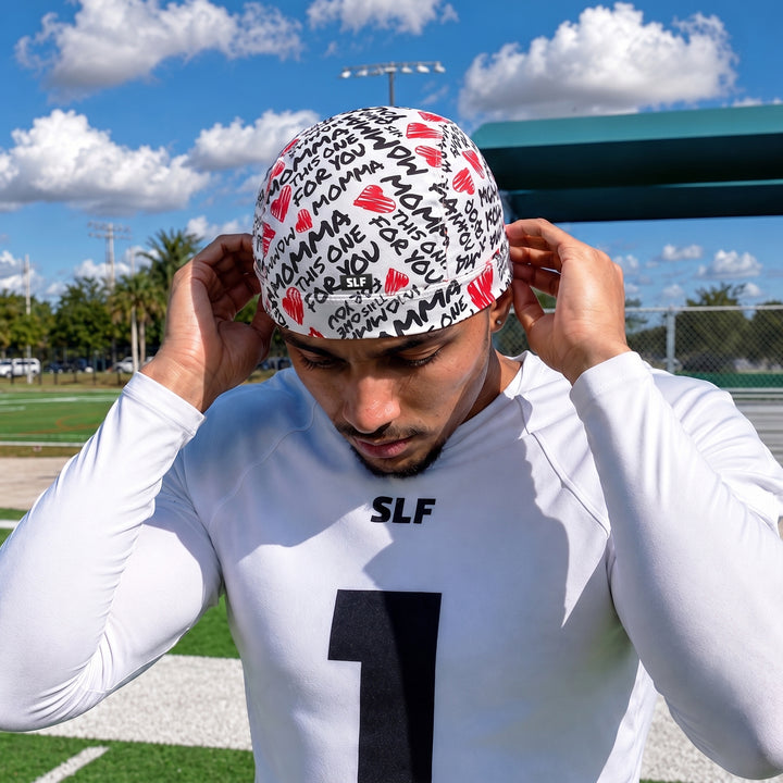 Momma Pattern Skull Cap