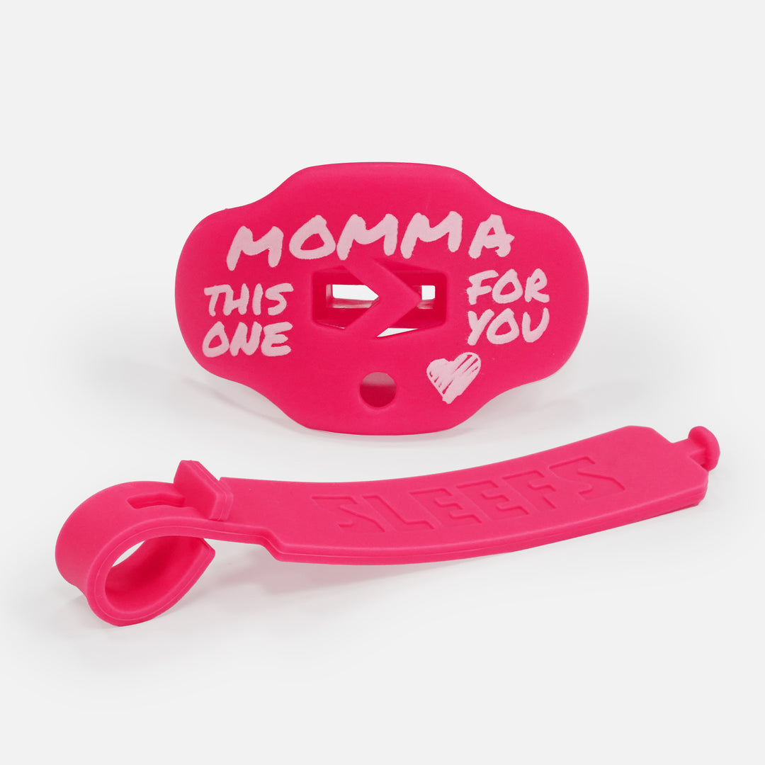 Momma Pink Soft Football Mouthguard