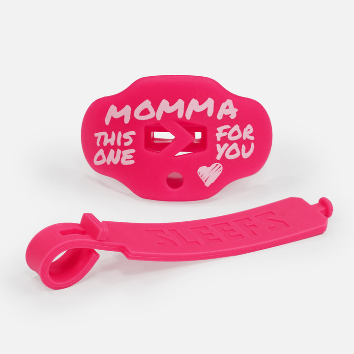 Momma Pink Soft Football Mouthguard