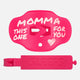 Momma Pink Soft Football Mouthguard