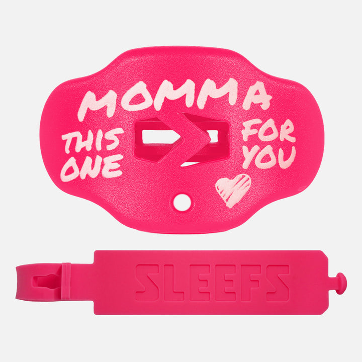 Momma Pink Soft Football Mouthguard