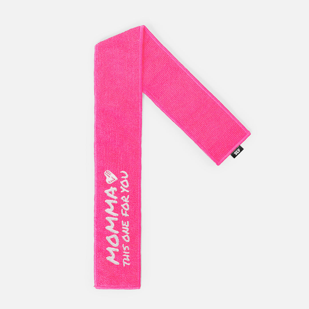 Momma Pink Thin Football Towel