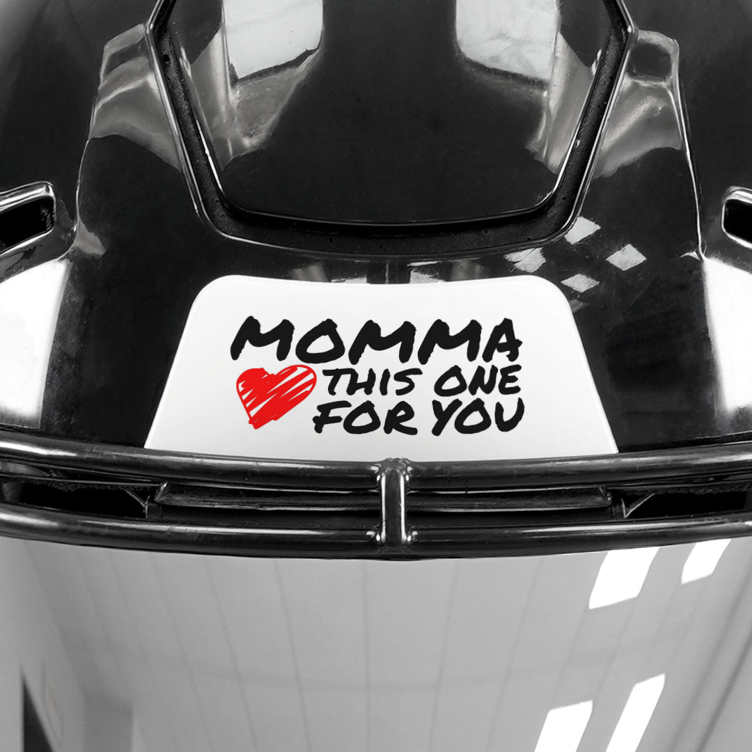 Momma Riddell Speedflex Front and Back Bumper Sticker Kit