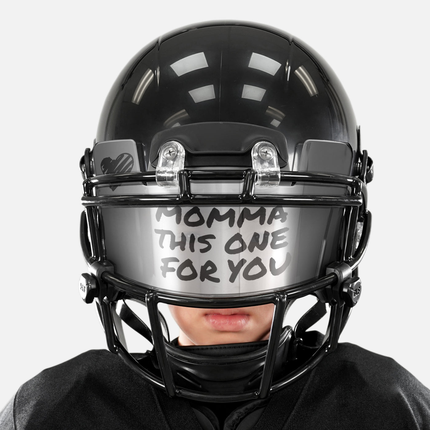 Momma Silver Moonstone Helmet Eye-Shield Visor for Kids