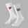 Momma White Crew Socks