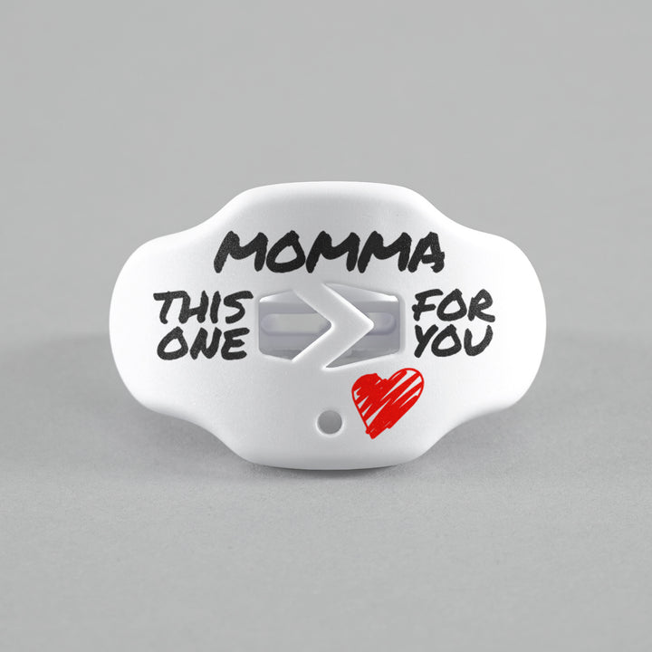Momma White Kids Football Mouthguard