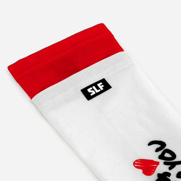 Momma White Red Double Arm Sleeve