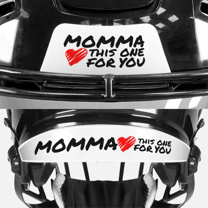 Momma Riddell Speedflex Front and Back Bumper Sticker Kit