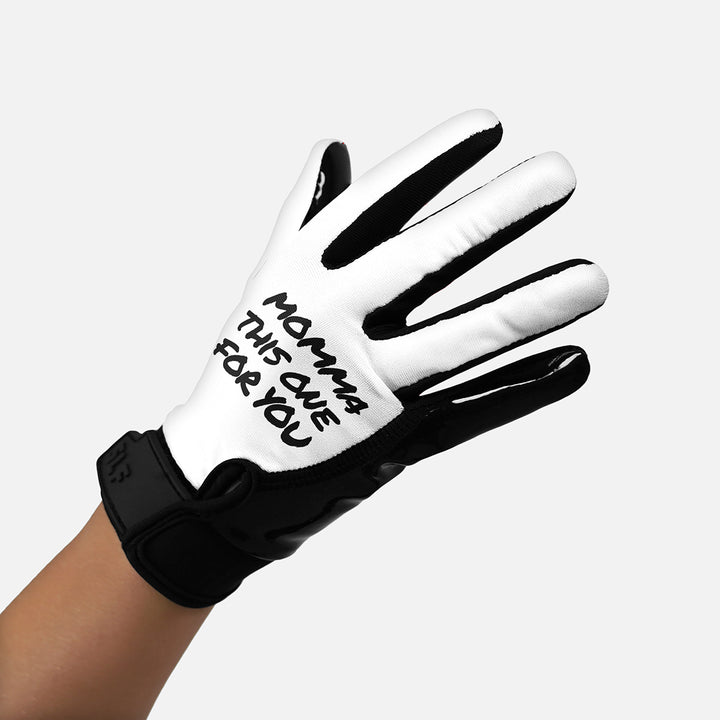 Momma This One For You Sticky Football Receiver Gloves