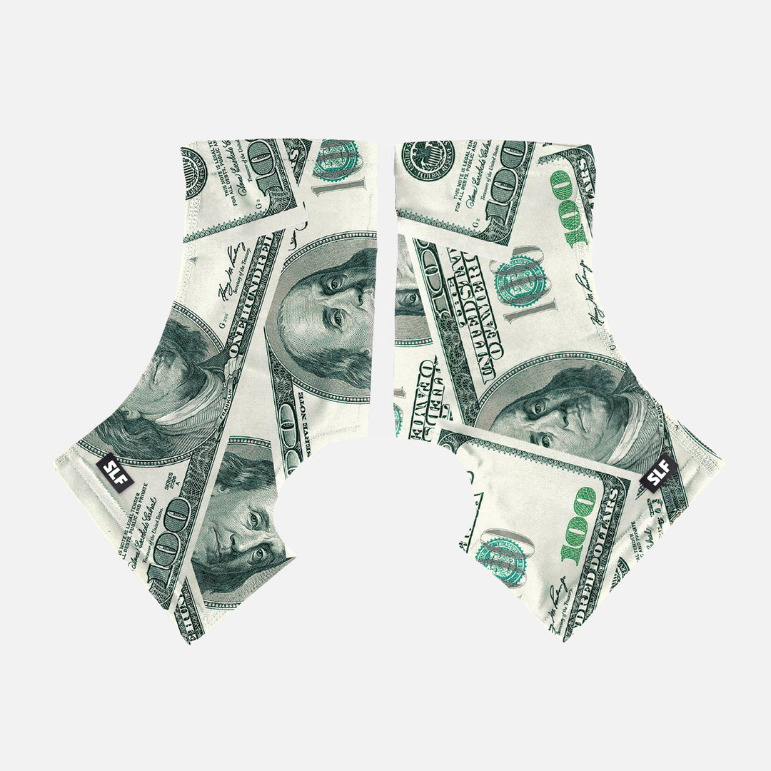 Money Benjamins Kids Spats / Cleat Covers
