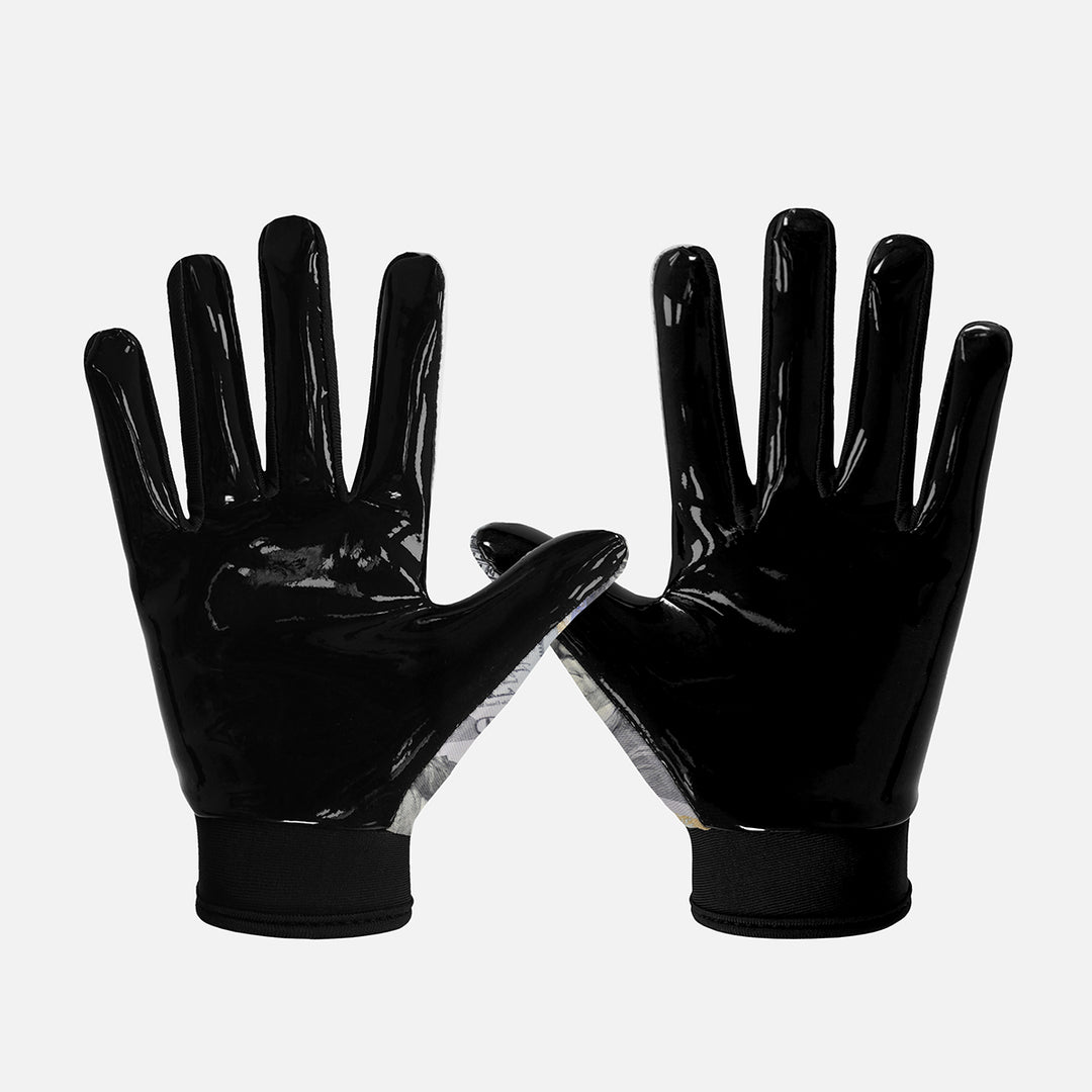 Money Benjamins Sticky Football Receiver Gloves