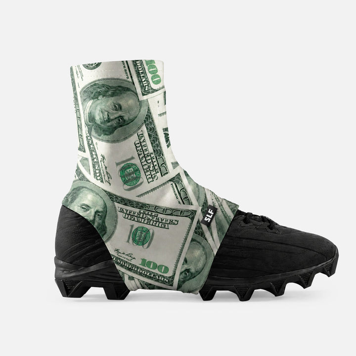 Money Benjamins Kids Spats / Cleat Covers
