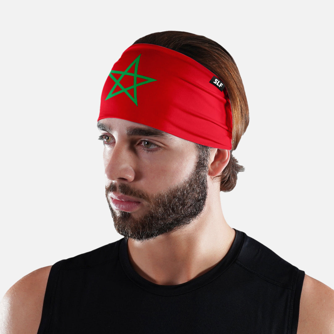 Morocco Flag Headband
