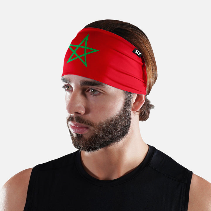 Morocco Flag Headband