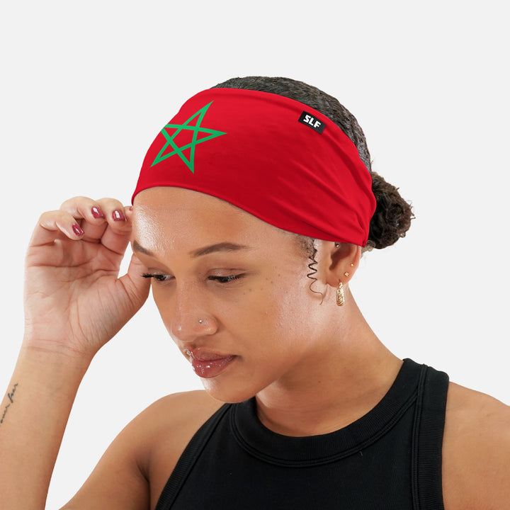 Morocco Flag Headband