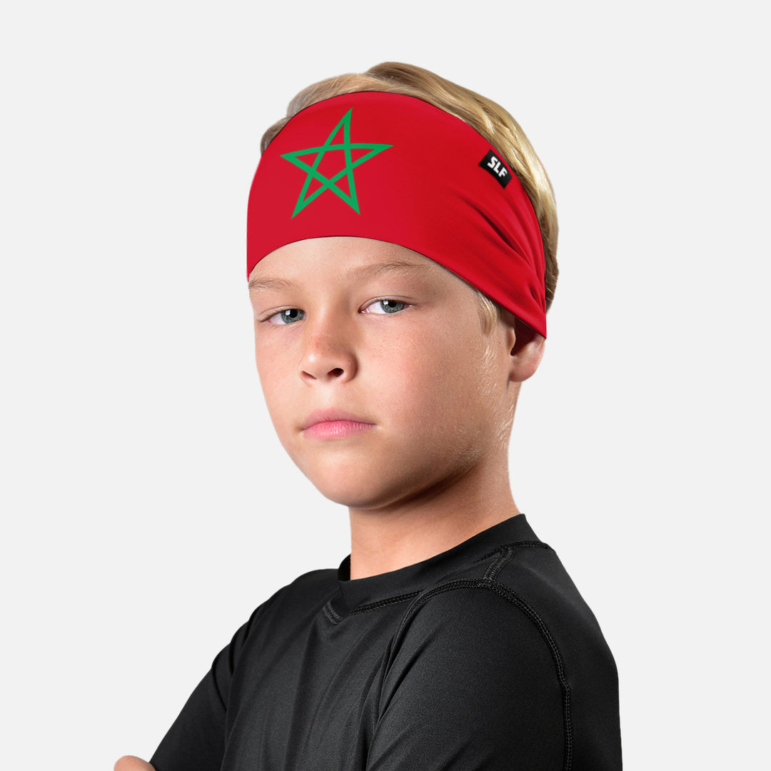 Morocco Flag Kids Headband