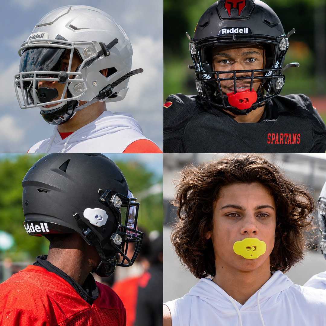 chin guard for football helmet academy Momma Black Soft Football Mouthguard – SLEEFS