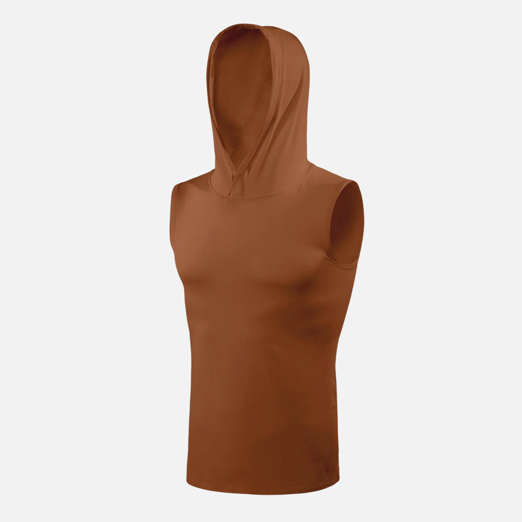 Sleefs Mud Sleeveless Compression Hoodie Adult