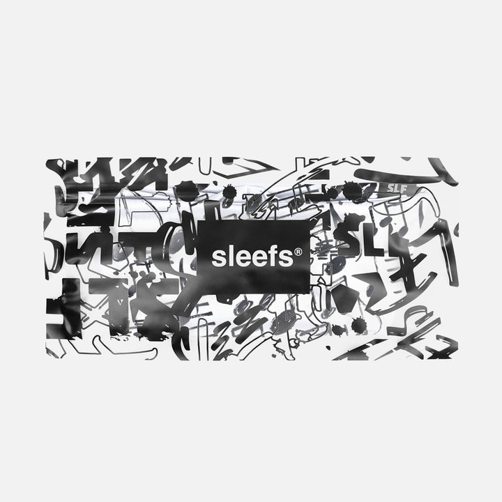 Musical Notes White Black Headband