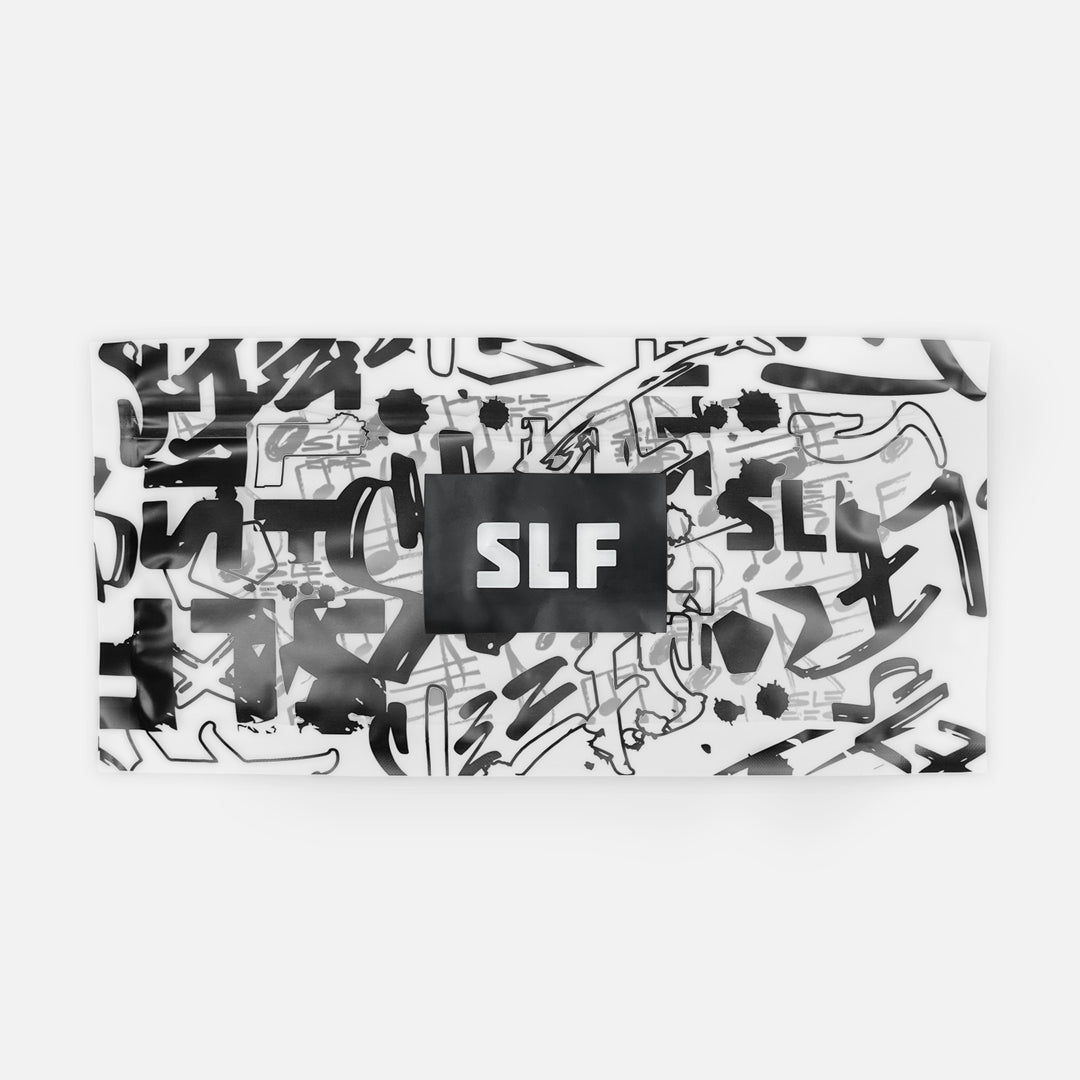 Musical Notes White Black Headband