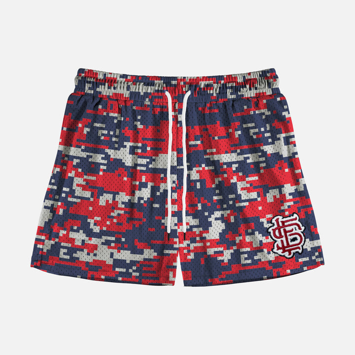 Muted Color Digi Camo Shorts - 5"