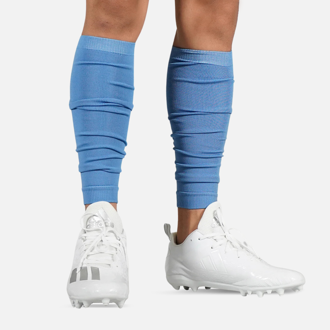 Muted Sky Blue Scrunchie Leg Sleeves