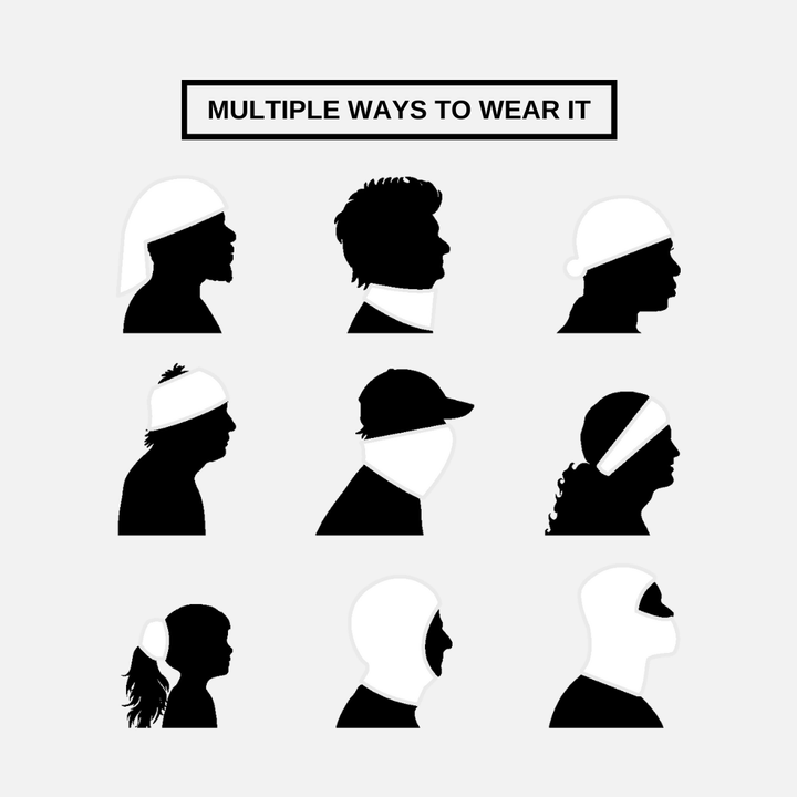 Ha Ha Ha White Neck Gaiter