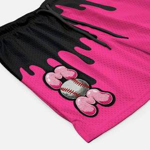 Neon Drip Black Magenta
