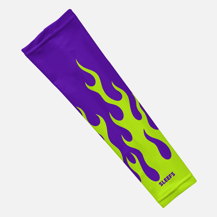 Neon Green Fire Arm Sleeve