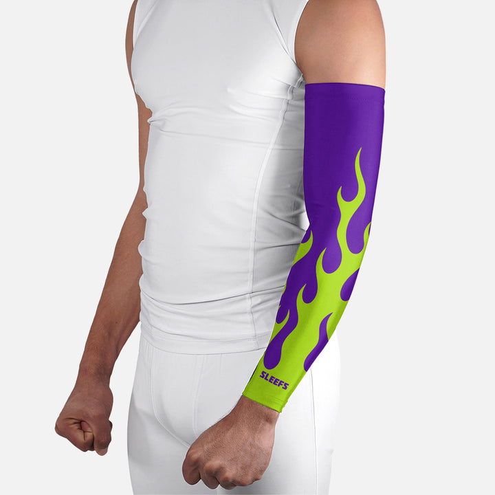 Neon Green Fire Arm Sleeve