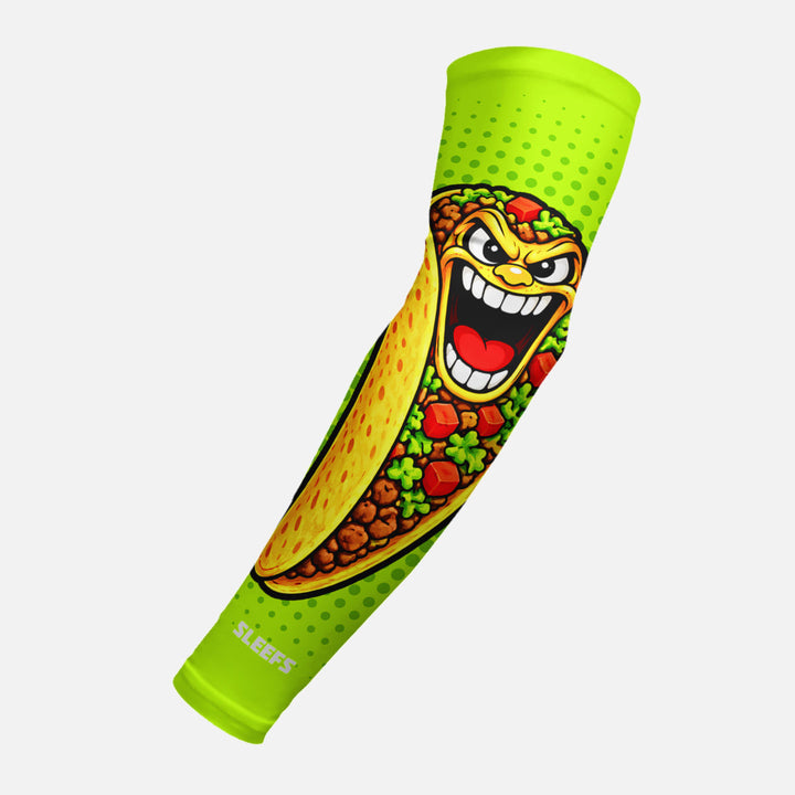 Neon Lime Fiesta Taco Arm Sleeve