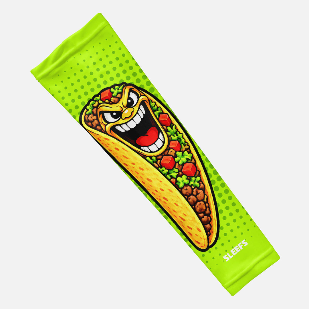 Neon Lime Fiesta Taco Arm Sleeve