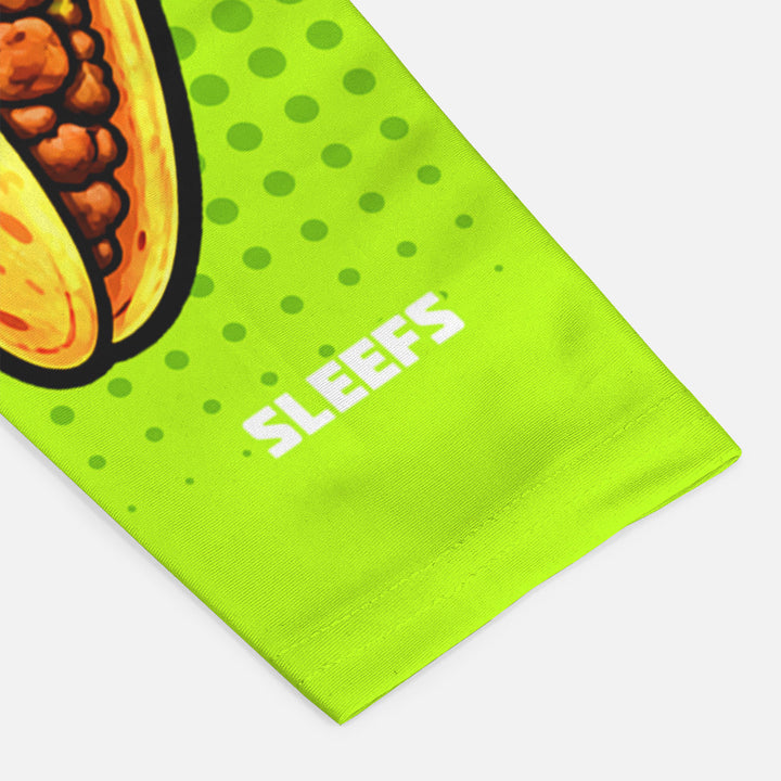 Neon Lime Fiesta Taco Arm Sleeve