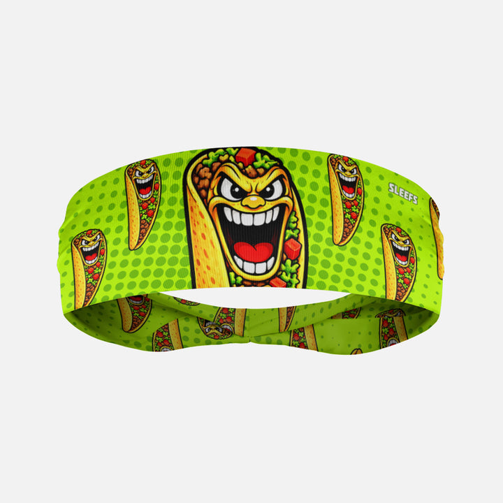 Neon Lime Fiesta Taco Kids Headband